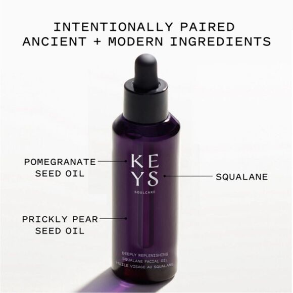 Keys Soulcare DEEPLY REPLENISHING SQUALANE OIL 1.01 oz.  New - Picture 4 of 9